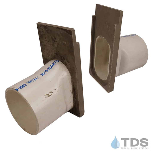 6" End Outlet - Polymer Concrete DP0625D6 | TDS for POLYCAST®