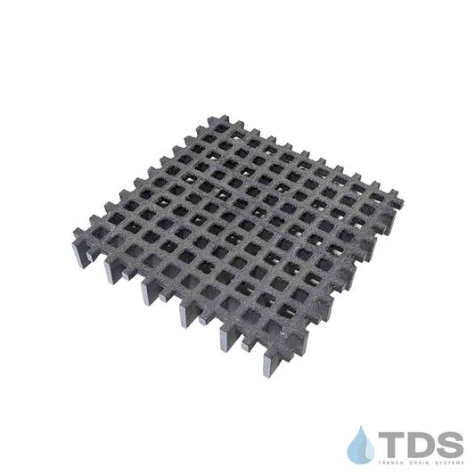 FG-MICRO-CB09 Class A ADA Compliant 9" x 9" Grate - Dark Gray