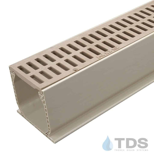 NDS 3" Sand Mini Channel Kit with NDS Slotted Grate - Sand