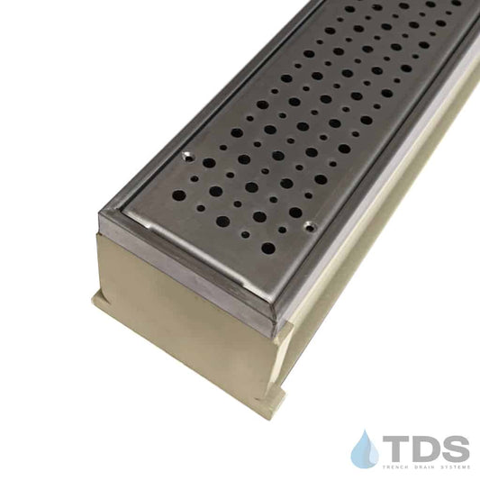 3" Sand MAX Mini w/Perf Foam HP 304 Stainless Steel Grate/Edge