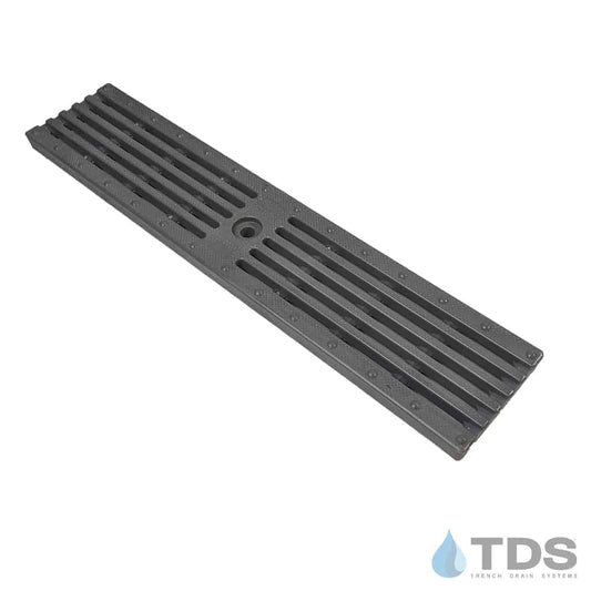 Zurn P4-HPP-DK-GRAY Class A ADA Compliant Slotted HDPE 4" x 20" Grate - DARK GRAY