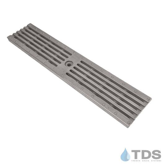 Zurn P4-HPP Class A ADA Compliant Slotted HDPE 4" x 20" Grate - LIGHT GRAY