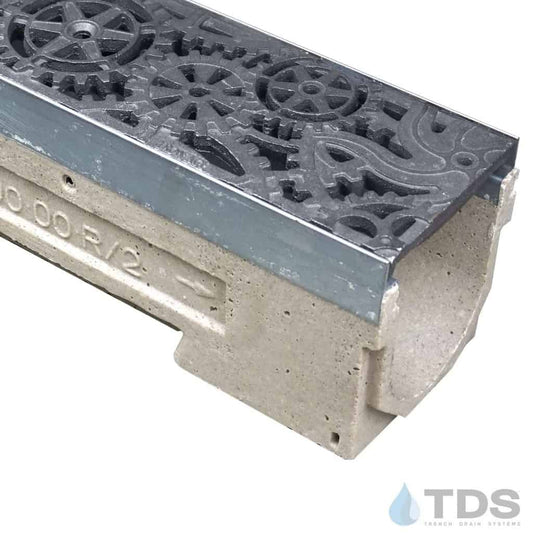 ULMA U100K Drainage Kit with Iron Age Dynamo Grate | Natural