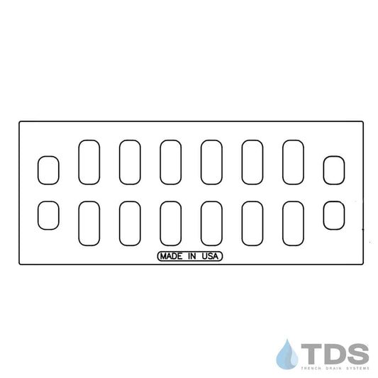 6902M2 Heavy Duty Cast Iron 10″ x 24″ x 2" Grate