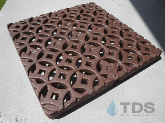 Iron Age IA-INTER-CB12-BF Class B Interlaken Cast Iron 12" x 12" Grate - BoOF