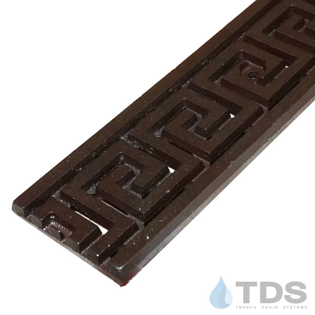 Iron Age IA-GRK-0520-BF Class B Greek Key Cast Iron 122mm x 500mm Grate - BoOF