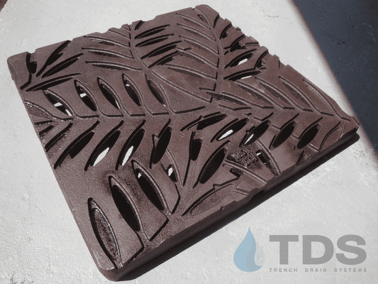Iron Age IA-LOC-CB12-BF Class B Locust Cast Iron 12" x 12" Grate - BoOF
