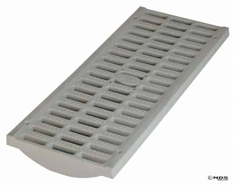 NDS 837 Class B Slotted Traffic Polyolefin Grate 8" x 20" (Nominal Dimensions)