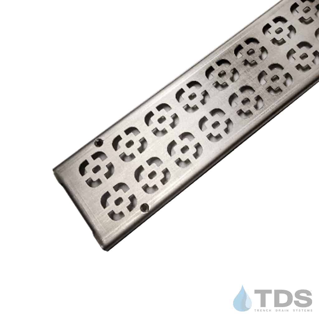 Bronze Age TDS-DECO-0336-L Square Deco 316L Stainless Steel 3″x36″ Grate Load Class B