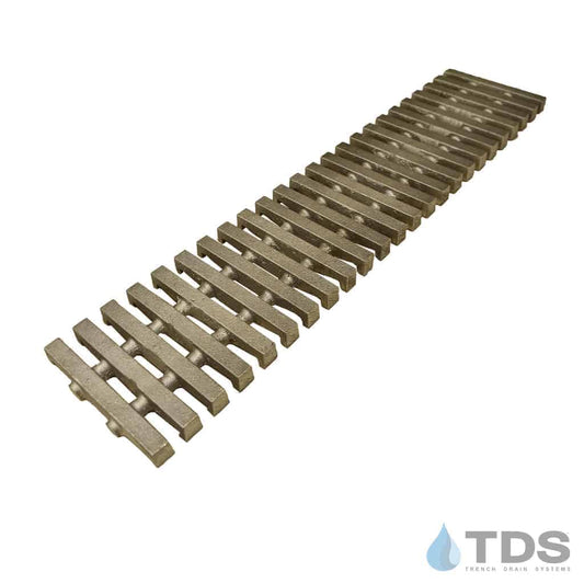 Bronze Age BA-PED-0312 Class A Pedreda Bronze Natural Finish 3" x 12" Grate