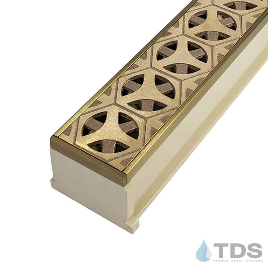 TDS™ 3" MAX Mini w/ Brushed Bronze Tardis Grate - Sand Channel