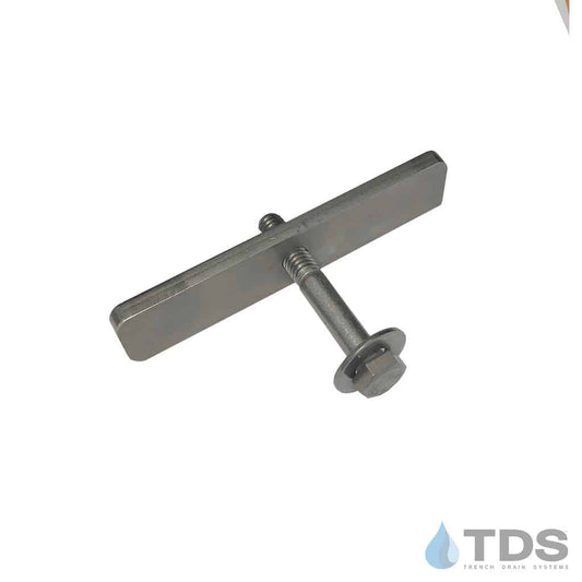 TDS-POLYCAST DA0542BHS Hold-Down Device for 500 Series Stainless Steel Bar Grates