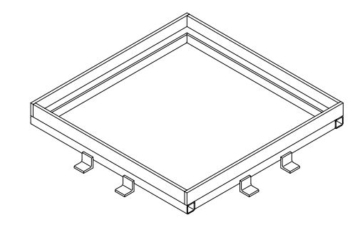 POLYCAST® DG0753 Ductile Iron Frame 24" x 24"
