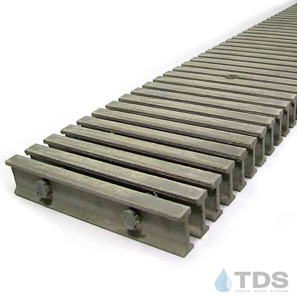 TDS DG3044 Class C VE Fiberglass I-Bar with Grit 8" x 48" Grate