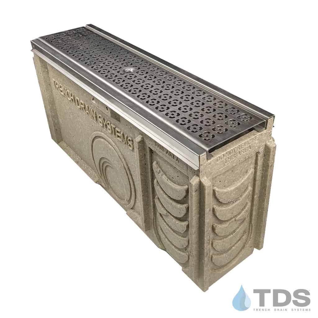 TP0650S (Shallow) Catch Basin Kit w/ DG0633H & Stainless Edge for POLYCAST®