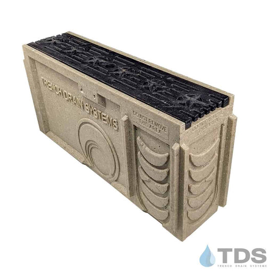 TP0650S (Shallow) Polymer Concrete Catch Basin Kit w/DG0692 for POLYCAST®