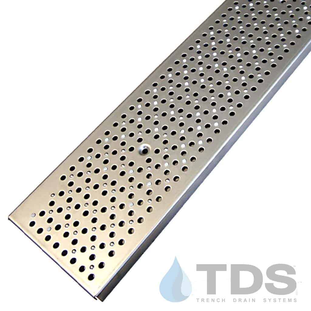 NDS DS-226 Class A ADA Compliant Perforated Stainless 6" x 24" Grate