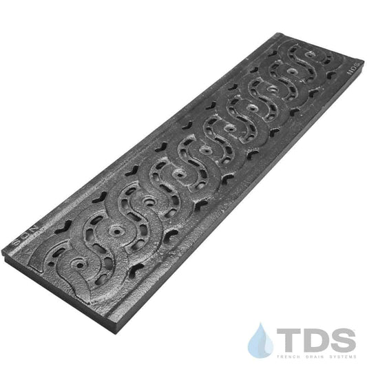 NDS DS-601 Class C Weave Ductile Iron 6" x 24" Grate - RAW