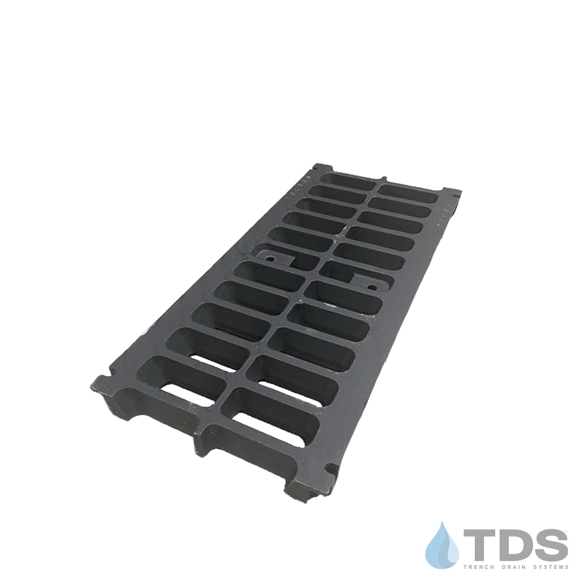 Trench•Era™ FP Series Drain System w/DG0846 10" Wide Class F Grate - MD Galvanized Frame