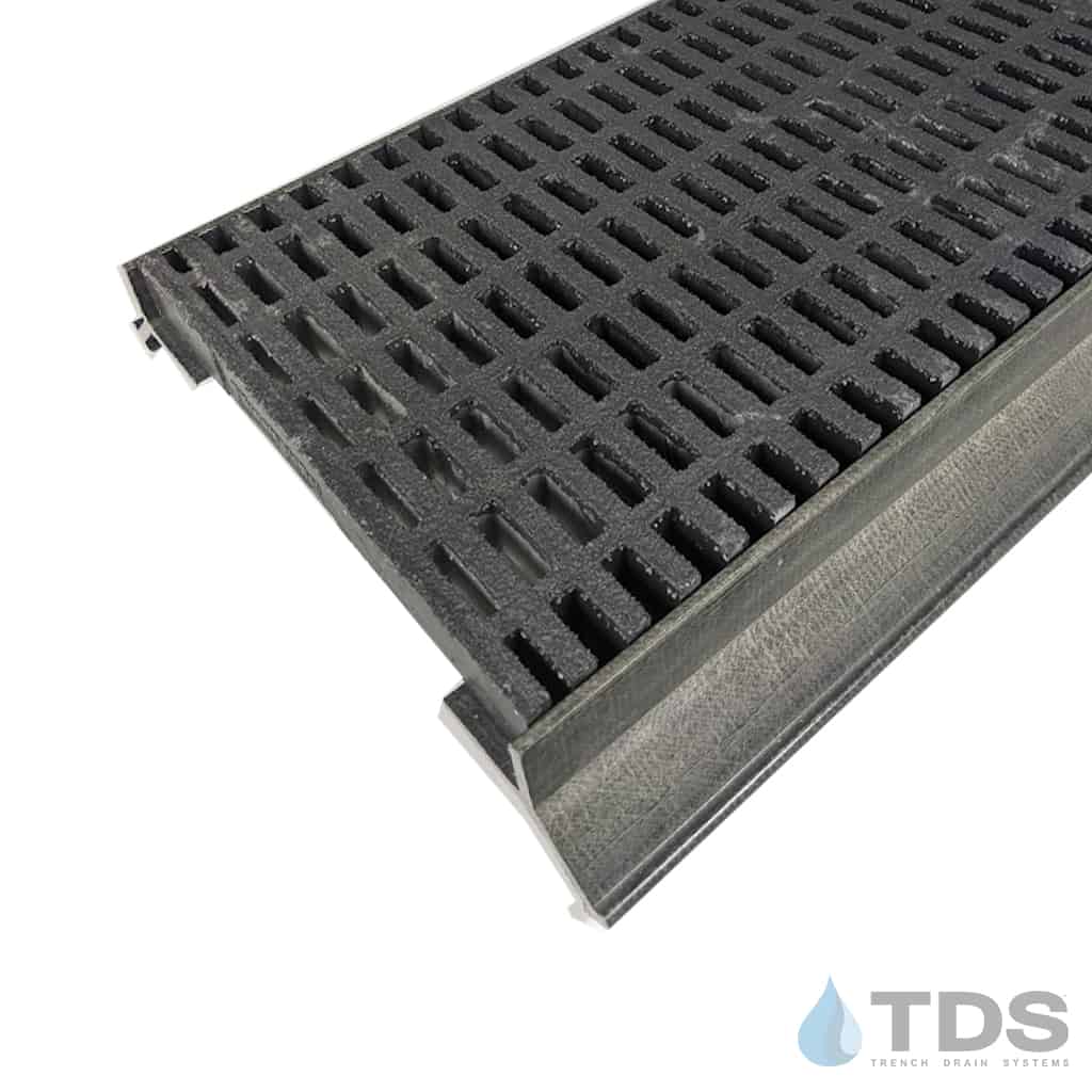 12" Fiberglass Kit w/ HLC Grate (Nominal Width) and WYE Frame - Load Class C
