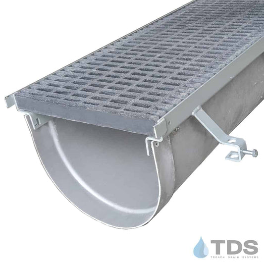TDS FP1200 Kit with FG1244 HLC Fiberglass 1" x 2" Mesh Grate
