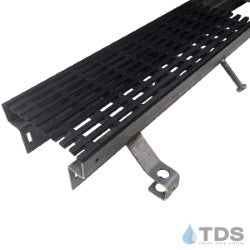 Trench•Era™ FF Series Drain System w/DG3043D 8" Wide Class D Grate - HD Galvanized Frame
