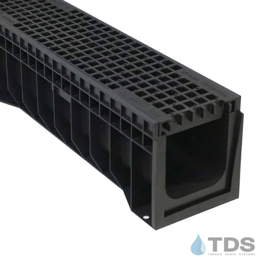 ULMA HYDROPLUS w/ 497 / PE100KCBM Polypropylene ADA Mesh Grate Load Class B - BLACK