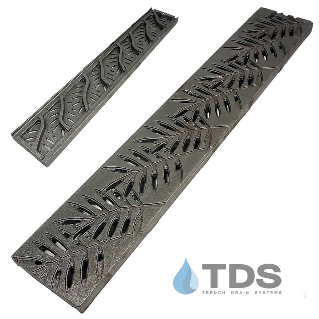Iron Age IA-LOC-0424-HP Class B Locust Cast Iron 4" x 24" Grate - Raw