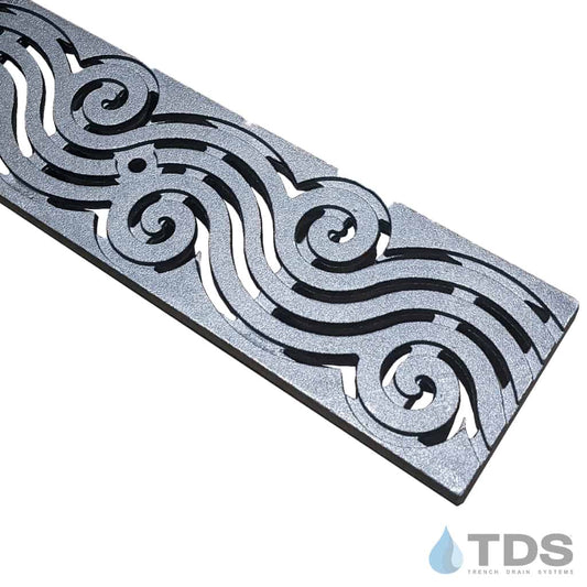 Iron Age IA-ARGO-0520-HP Class B ADA Compliant Heel-Proof Argo Cast Iron 122mm x 500mm Grate - RAW