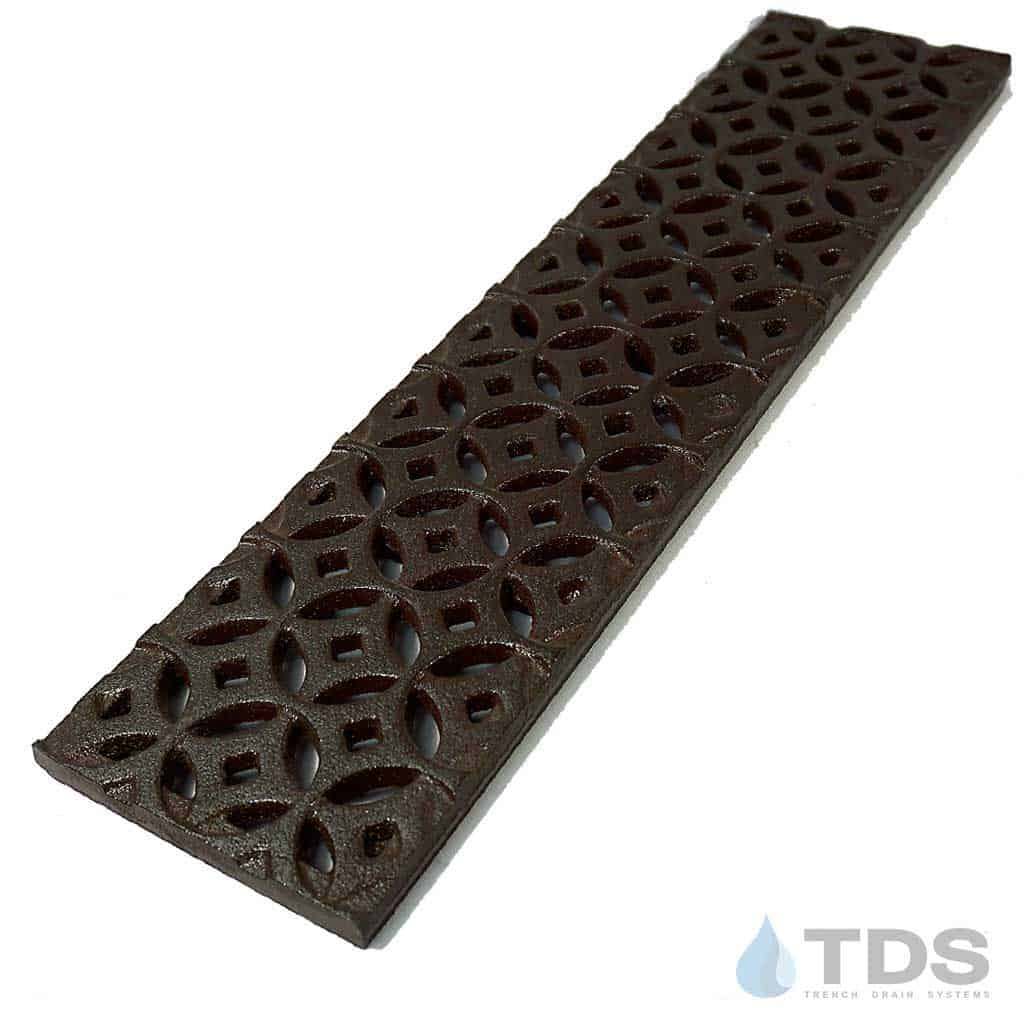Iron Age IA-INTER-0624-BF Class B Interlaken Cast Iron 6″ x 24″ Grate - BoOF