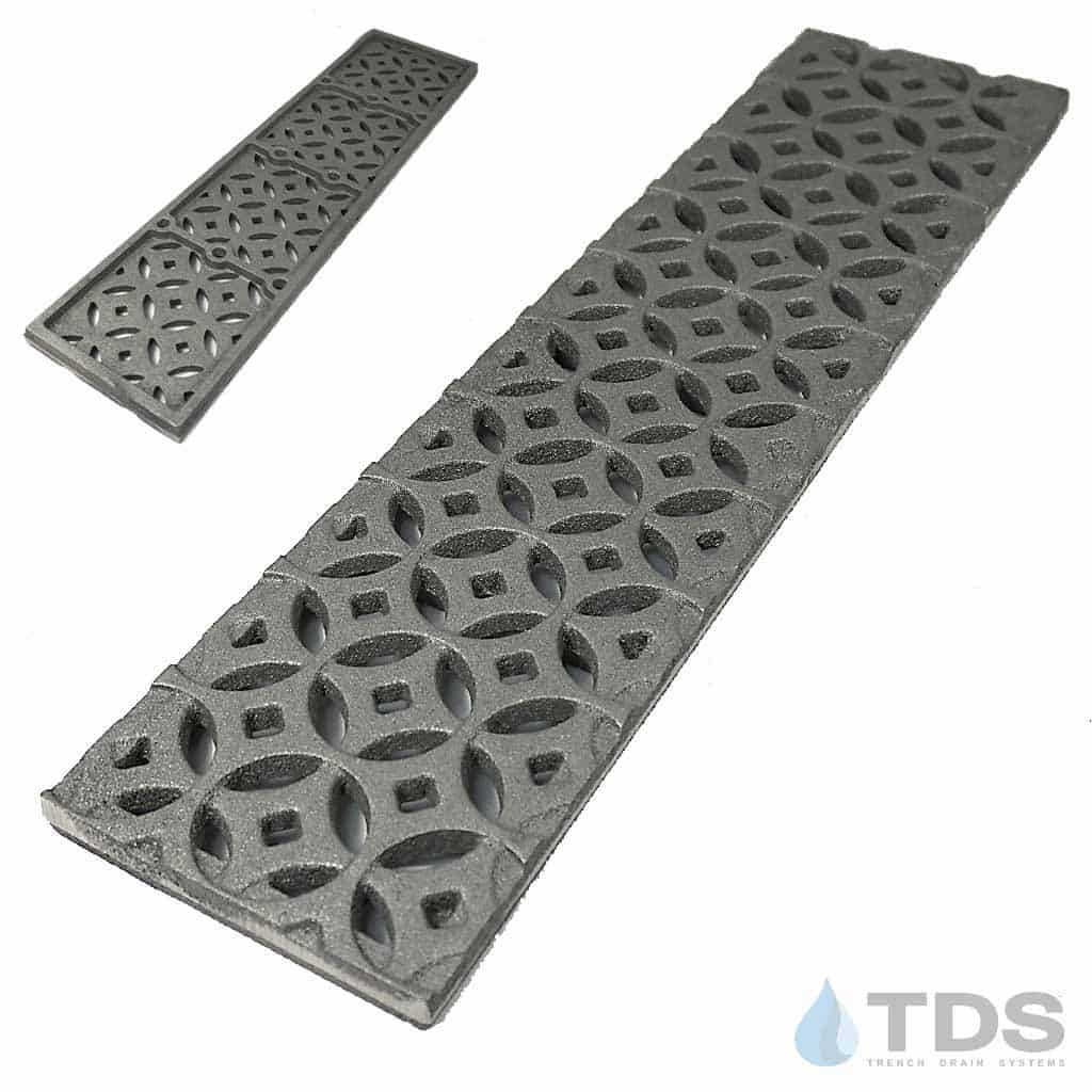 Iron Age IA-INTER-0624 Class B Interlaken Cast Iron 6″ x 24″ Grate - RAW