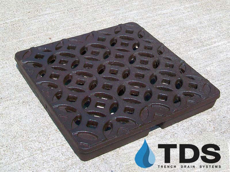 Iron Age IA-INTER-CB09-BF Class B Interlaken Cast Iron 9" x 9" Grate - BoOF