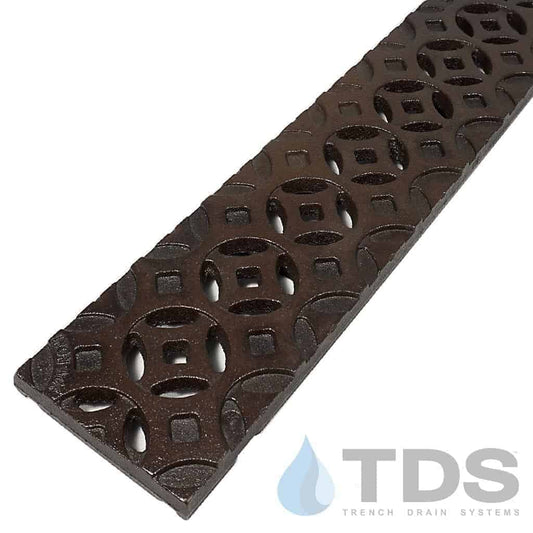 Iron Age IA-INTER-0418-BF Class B Interlaken Cast Iron 4" x 18" Grate - BoOF