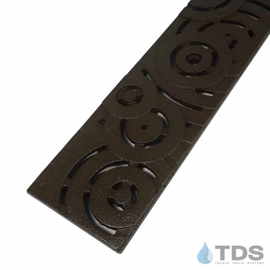 Iron Age IA-OBLIO-0520-HP-BF Class B OBLIO Heelproof Cast Iron 122mm x 500mm Grate - BoOF