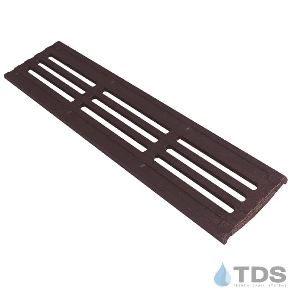 Iron Age IA-QUE-0312-HP-BF Class B Transverse Slotted Cast Iron 3" x 12" Grate - BoOF