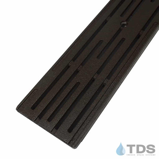 Iron Age IA-RAIN-0520-HP-BF Class B Heel-Proof Rain Cast Iron 122mm x 500mm Grate - BoOF