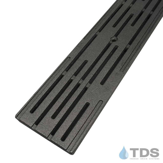 Iron Age IA-RAIN-0520-HP Class B Heel-Proof Rain Cast Iron 122mm x 500mm Grate - RAW