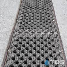Iron Age IA-FLOWER-0920 Flower Grid Class B ADA Compliant 9"x20" Cast Iron Grate BoOF