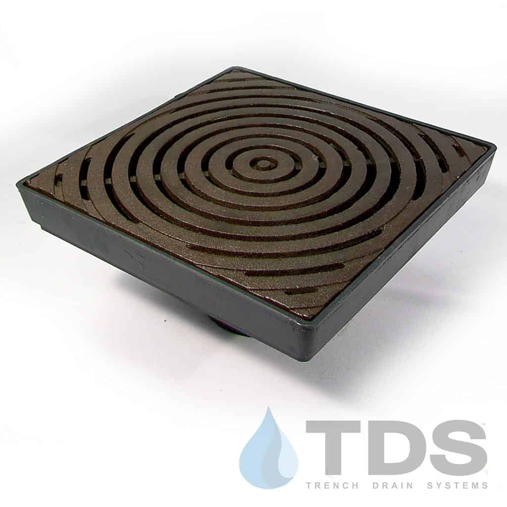 NDS 12" Low Profile Catch Basin Kit w/ Iron Age Bullseye Grate | BoOF