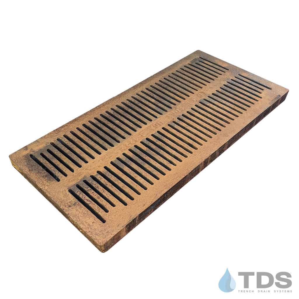 J422204 Heavy Duty Cast Iron 12" x 24" x 1.5" Grate D&L Foundry
