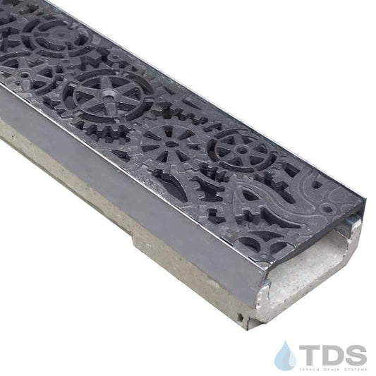 ULMA M100KX Drainage Kit w/ Iron Age Dynamo Grate | Natural