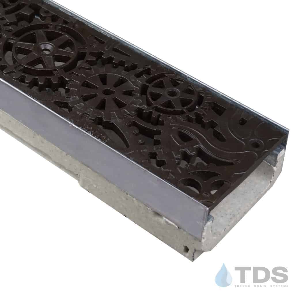 ULMA M100KX Drainage Kit w/ Iron Age Dynamo Grate | Baked on Oil Finish