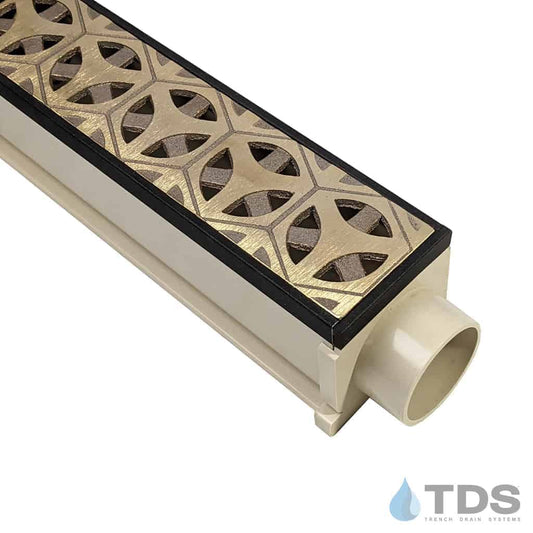 TDS™ 3" MAX Mini w/ Brushed Bronze Tardis Grates - Sand Channel