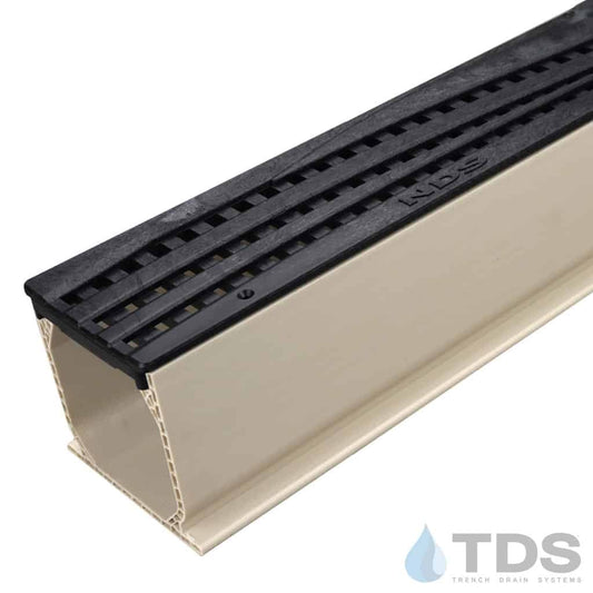 NDS 3" Sand Mini Channel Kit with NDS Wave Grate - Black