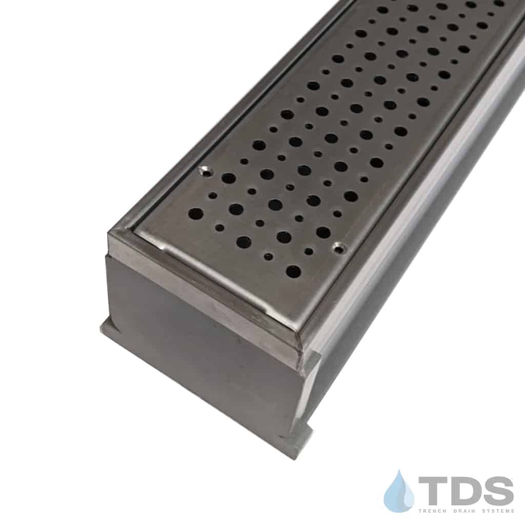 3" Gray MAX Mini Kit w/ Perforated 304 Stainless steel Foam Pattern Grates