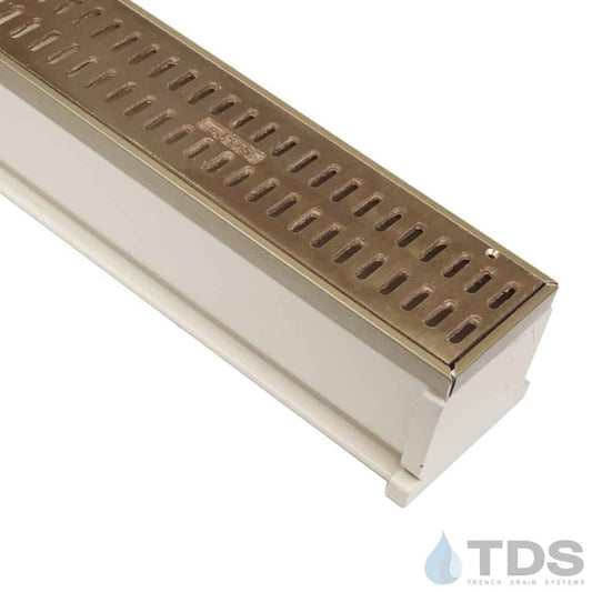 TDS™ 3" MAX Mini w/ Brushed Bronze Slotted Grate