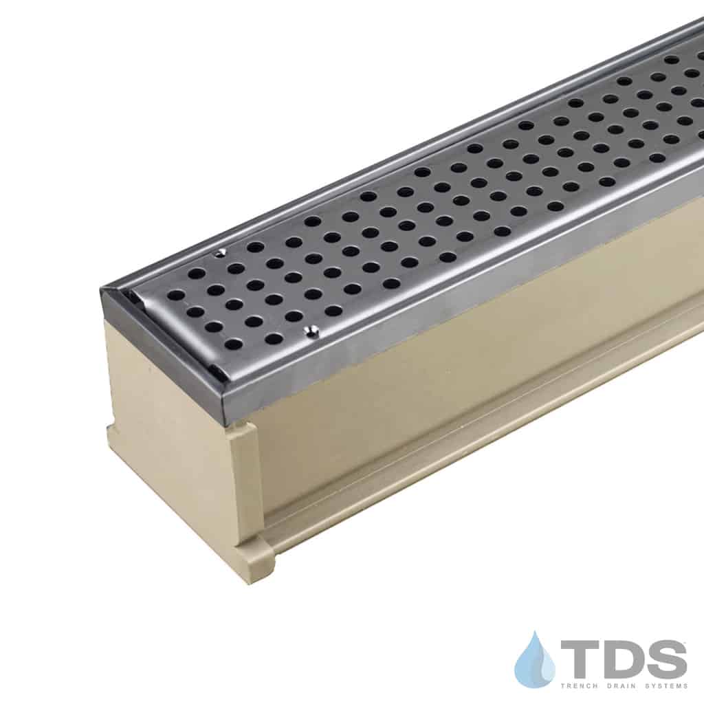 3" Sand MAX Mini w/ 304 Stainless Steel Perforated Heel Proof Grates