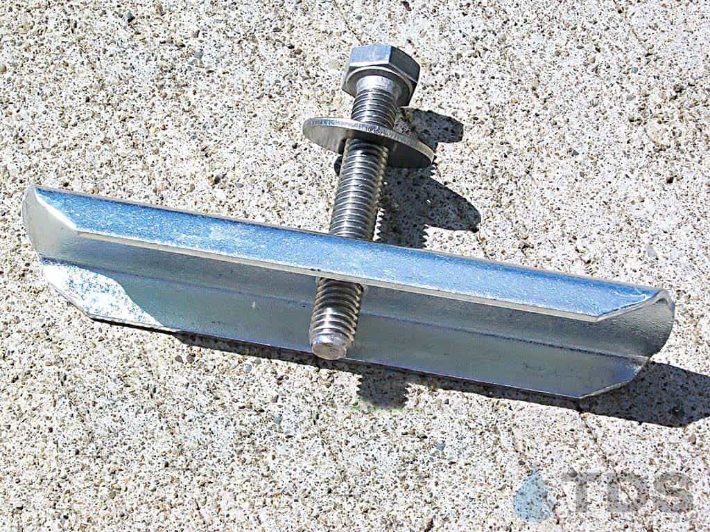 MEArin 152116 Hold-Down Device for 100 Series Galvanized Slotted Grates