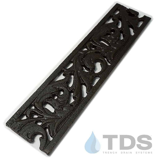 Iron Age IA-ACA-0312-BF Class B Acanthus Cast Iron 3" x 12" Grate - BoOF