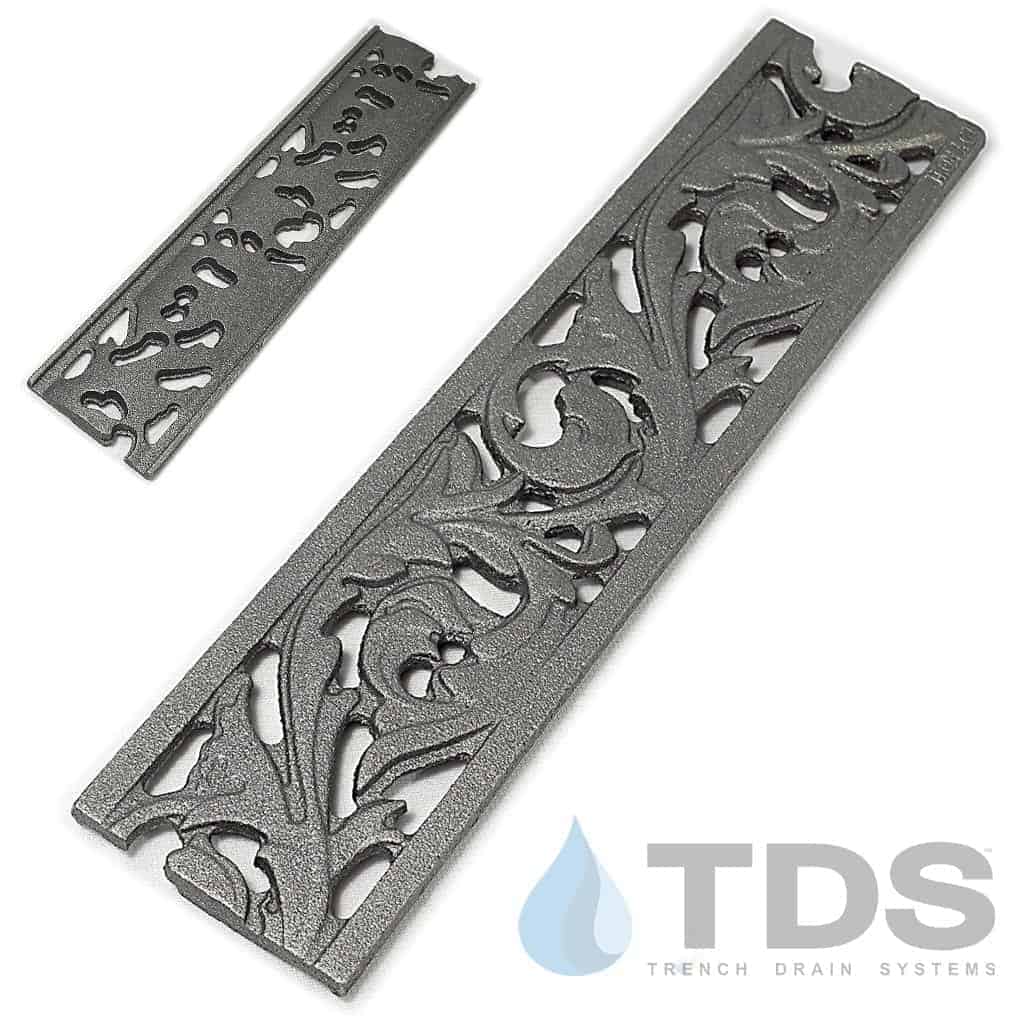 Iron Age IA-ACA-0312 Class B Acanthus Cast Iron 3" x 12" Grate - RAW